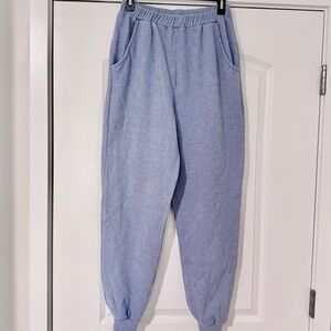 Dippin' Daisy's Small S Sweater Joggers Lavender Periwinkle Knit Pockets